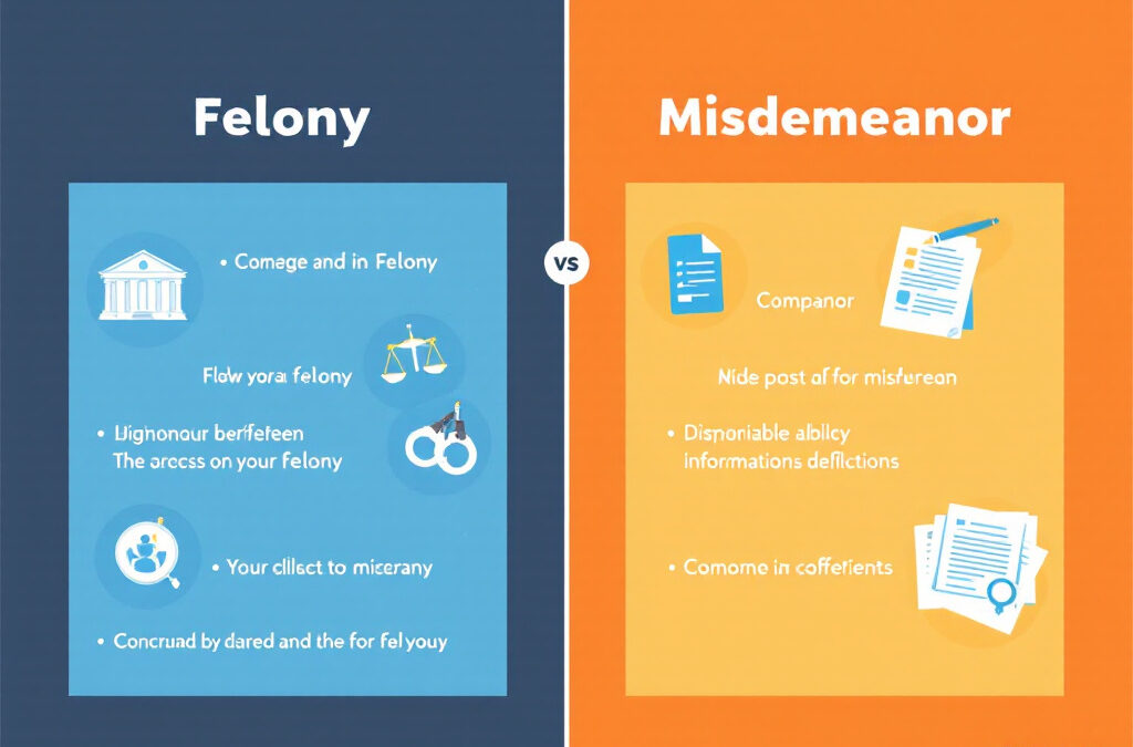 Don’t Miss These Key Felony vs Misdemeanor Differences